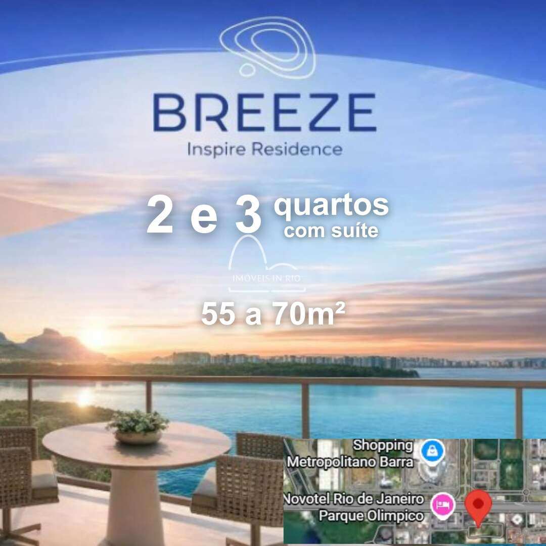 Lançamento à venda, no Breeze Inspire Residence em Rio de Janeiro, Barra Olímpica, 55 a 70m² - Imóveis in Rio