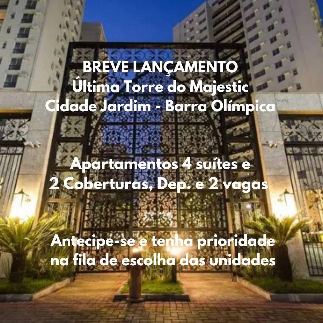 Apartamento à venda, no Majestic - Cidade Jardim, , Cidade Jardim - Barra Olímpica, com 4 quartos, 144m² - Imóveis in Rio